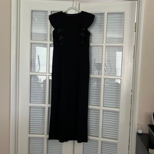 Size Large Petite- Black jumpsuit sleeveless